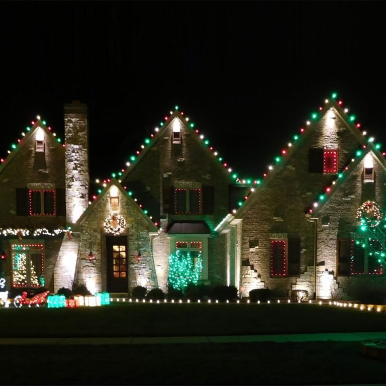 valley ne christmas lights installation